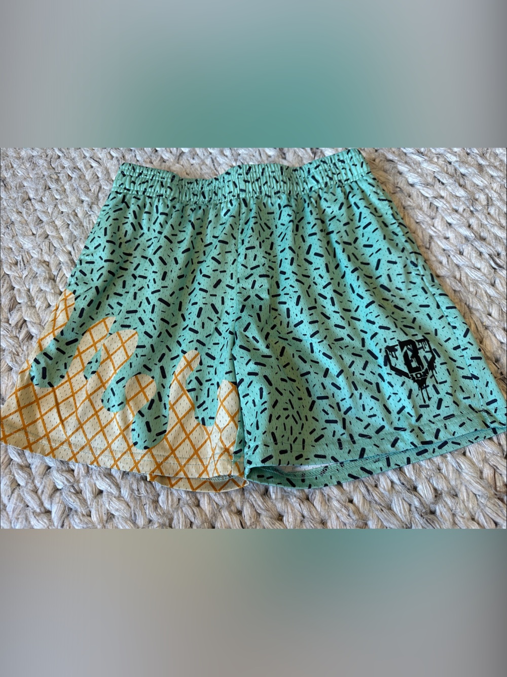 Baseball Lifestyle 101 Mint Ice Cream Shorts